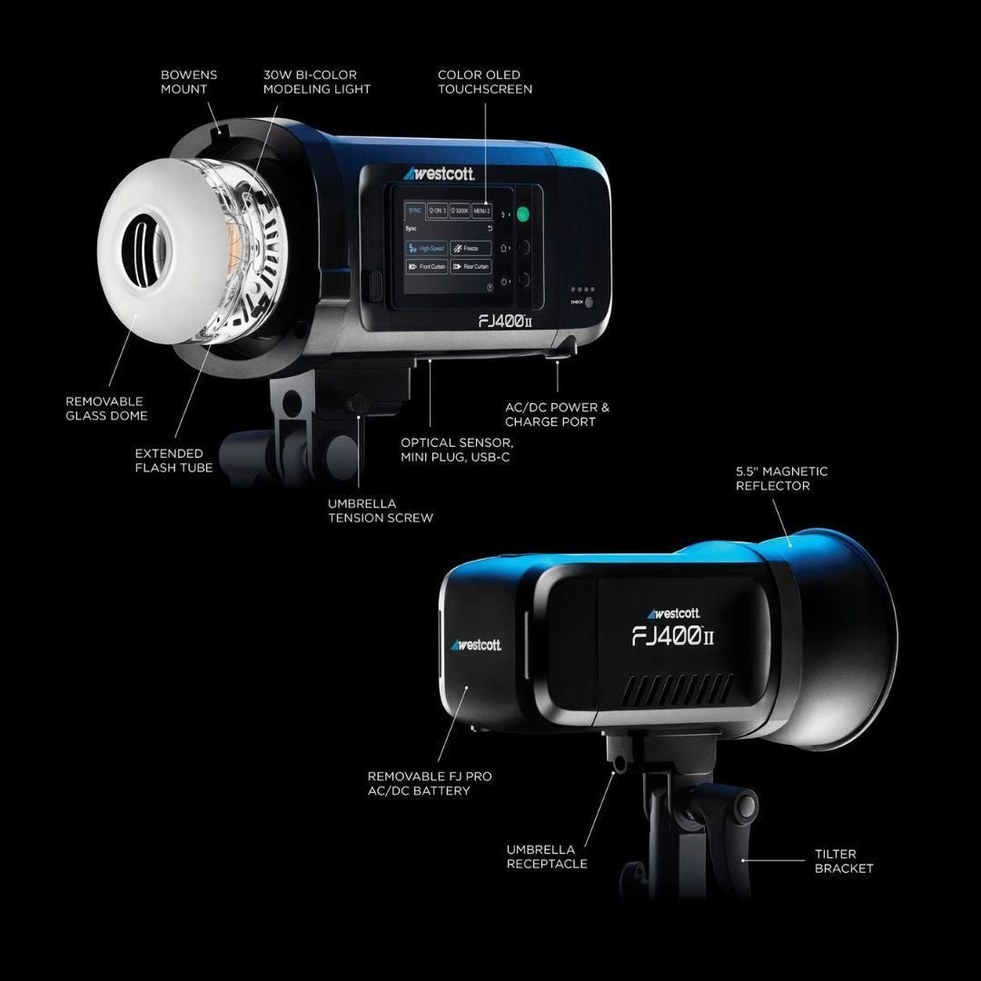 Westcott FJ400 II Newborn Portrait Lighting Kit with FJ-X3 S Wireless Trigger for Sony Cameras