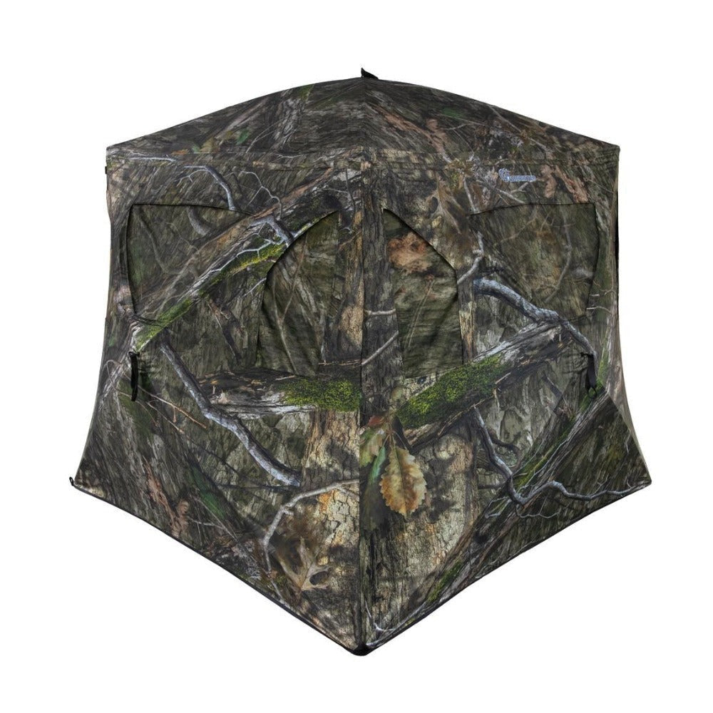 Ameristep Brickhouse Wide Bottom Ground Blind 75X75X66-Inch Footprint