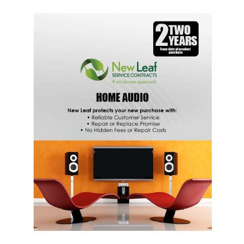 New Leaf 2-Year Audio Equipment Service Plan for Products Retailing Under $2500