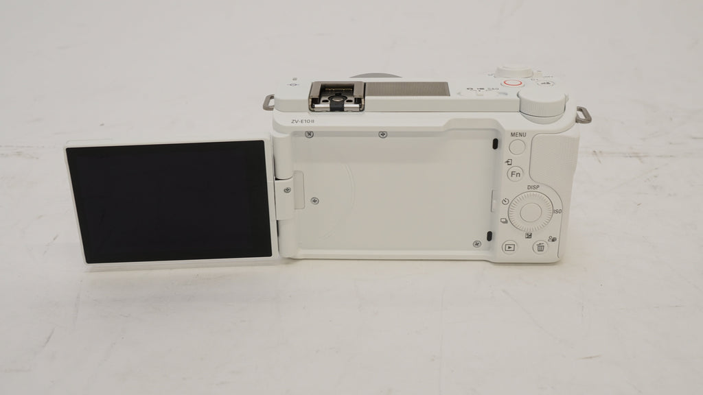 Sony Alpha ZV-E10 II APS-C Mirrorless Content Creators Camera Body (White) (Open Box)