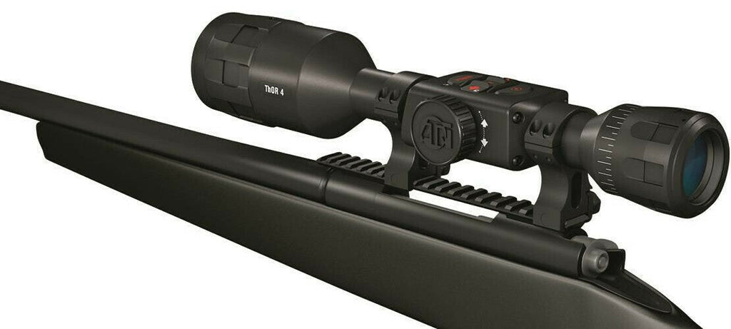 ATN Thor 4 384 x 288 1.25-5x Smart HD Thermal Rifle Scope and Dual Cantilever Scope Mount Bundle