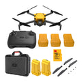 SKYROVER X1 48MP 4K Fly More Combo Drone (Yellow) with Accessories Bundle
