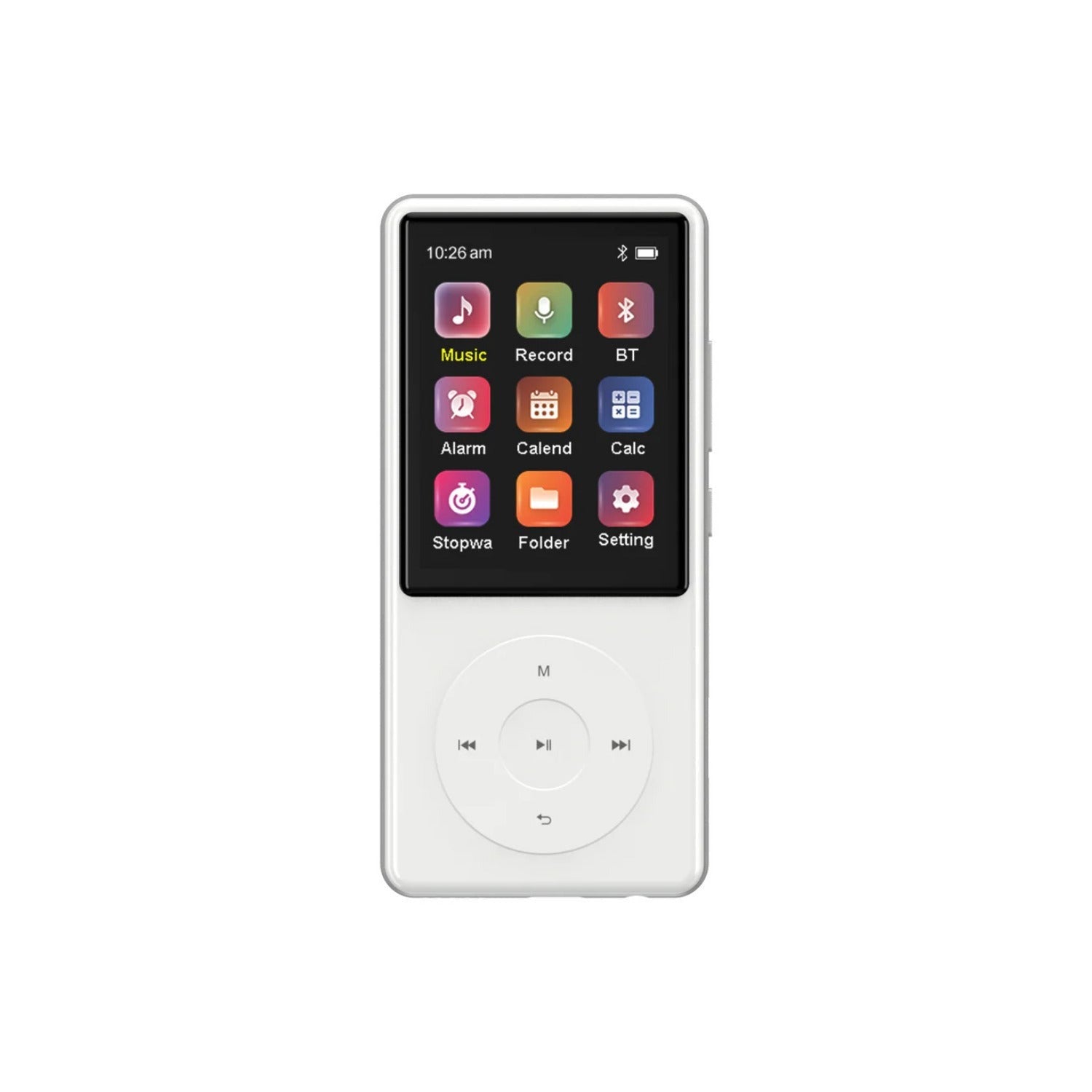 GreenTouch Six 128GB Kosher MP3 Player with SD Slot (White)