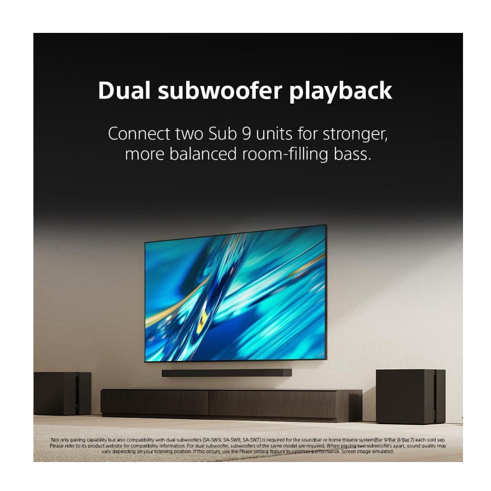 Sony BRAVIA Theater Sub 9 Wireless Subwoofer and Speaker with 360 Spatial Sound