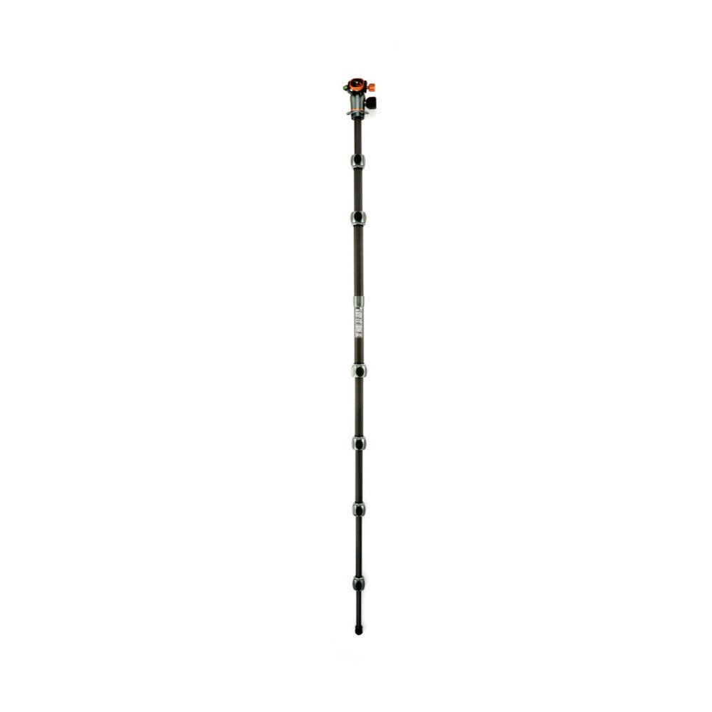 3-Legged Thing Albert 2.0 Carbon Fiber Tripod Kit with AirHed Pro and Three Detachable Legs (Gray)