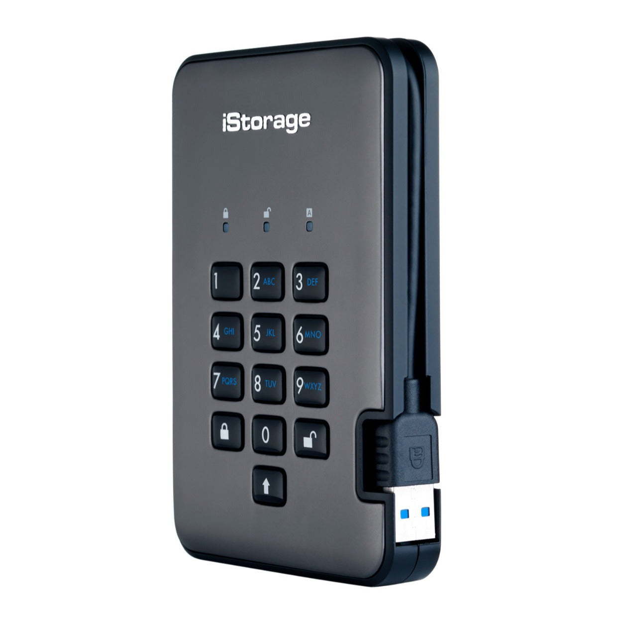 iStorage diskAshur PRO2 USB 3.1 2TB Encrypted Portable SSD