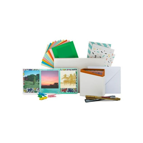 Polaroid Originals Now Viewfinder i-Type Instant Camera (Blue) Film Bundle