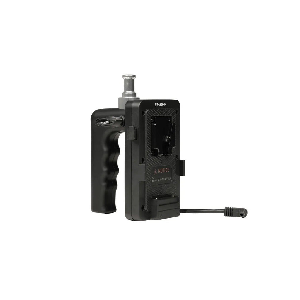 Nanlite V-Mount Battery Grip with DC Connector for Forza 60, FC-60B