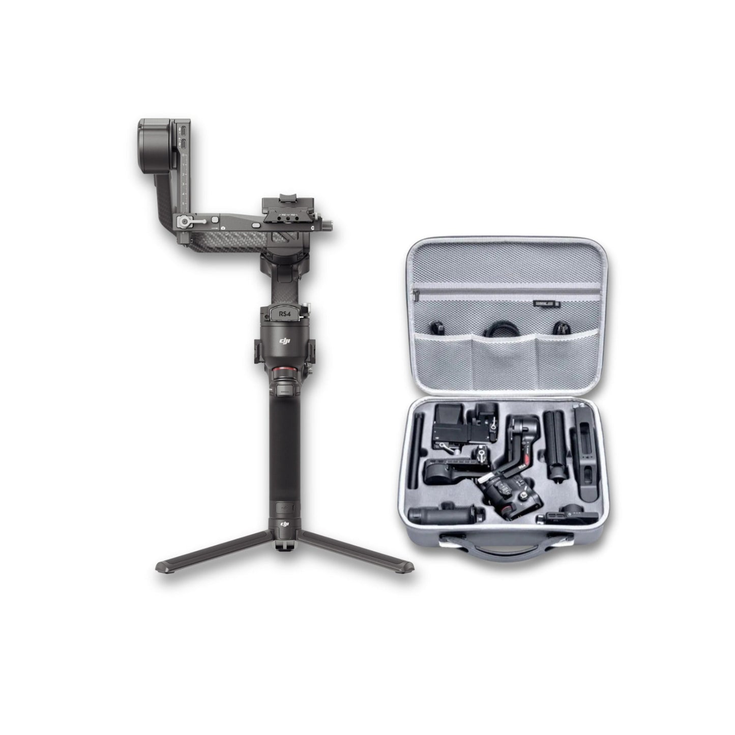 DJI RS 4 Pro Flagship Stabilizer 2nd-Gen Vertical Shooting for Film Bundle