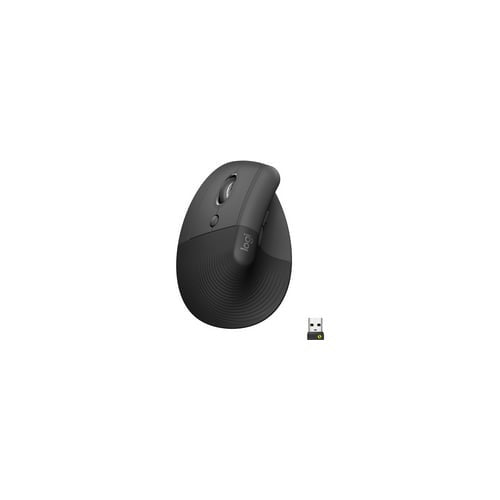 Logitech - Lift Left Vertical Wireless Ergonomic Left-Handed Mouse - Graphite