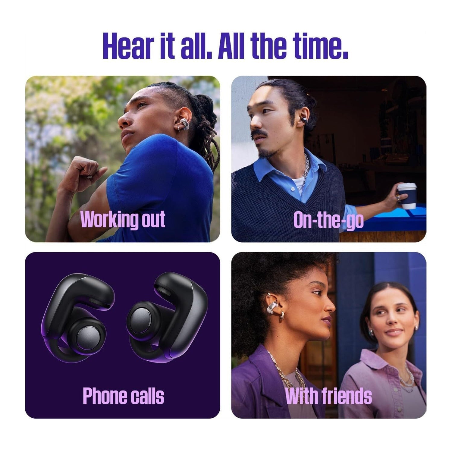 Bose Ultra Open True Wireless Earbuds (Desert Gold)