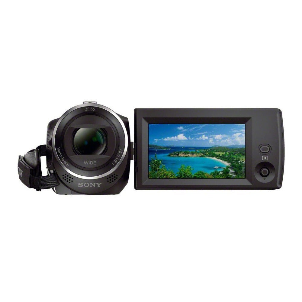 Sony HD Handycam Camcorder (Black) with 32GB microSD Card and Accessory Bundle