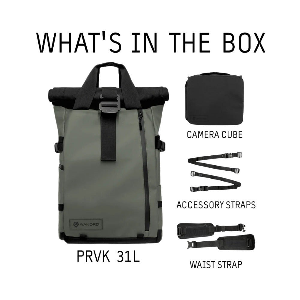 WANDRD PRVKE 31 Wasatch Green Photo Bundle