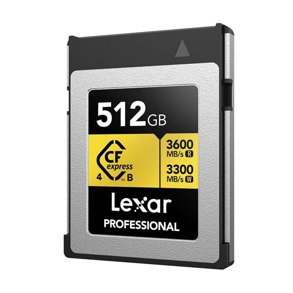 Lexar 512GB Professional GOLD CFexpress 4.0 Type B Memory Card