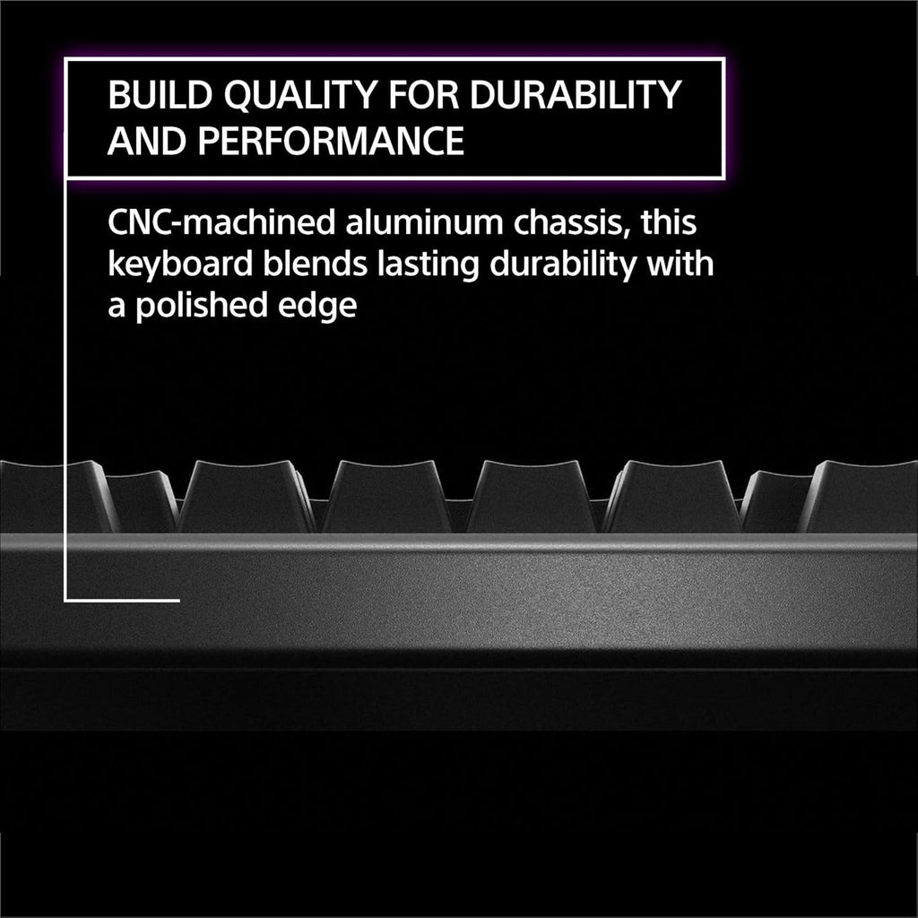 Sony INZONE 75-Percent Wired Aluminum 8K RGB Gaming Keyboard (Black) Bundle