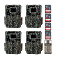 Browning Strike Force Pro X 1080 Trail Camera with 32GB, and SD Card (4-Pack)