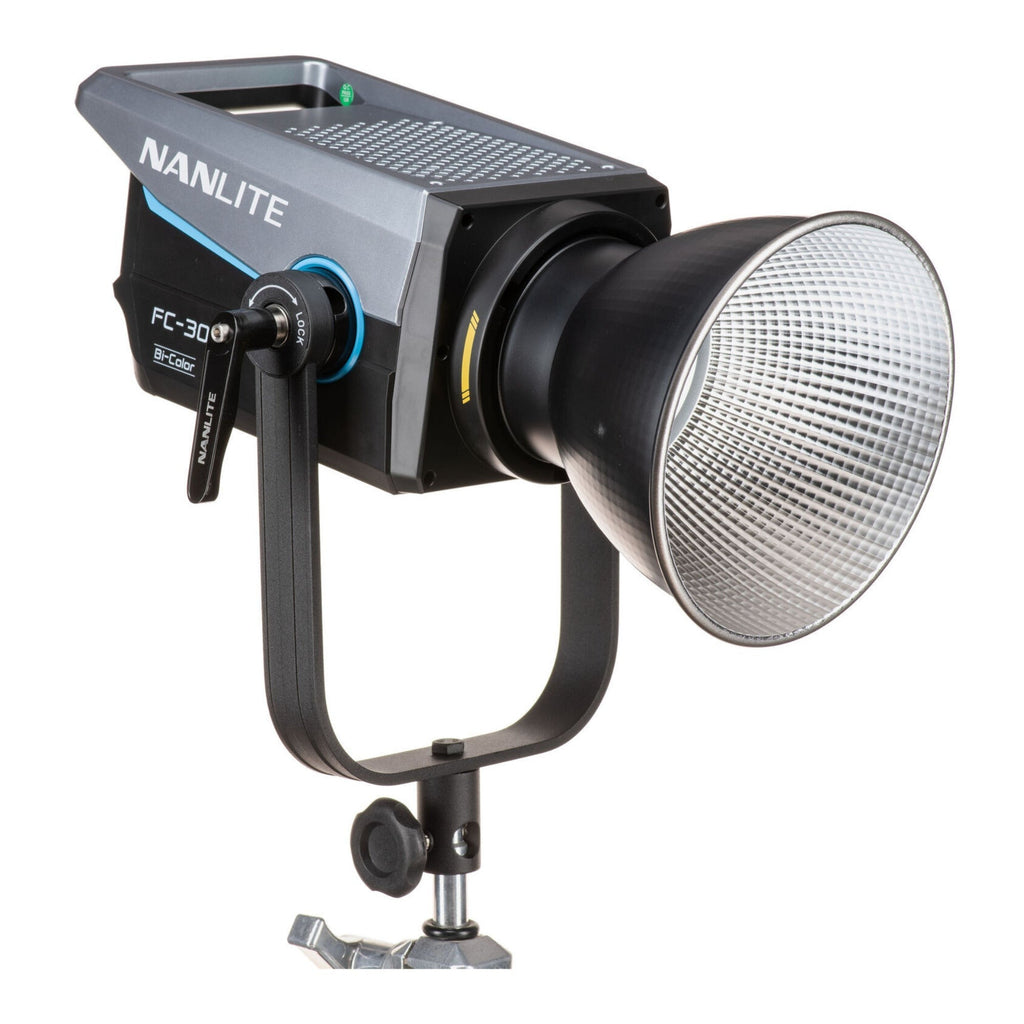 Nanlite FC300B Bi-Color LED Spotlight with Rapid 90 Parabolic Softbox Bundle