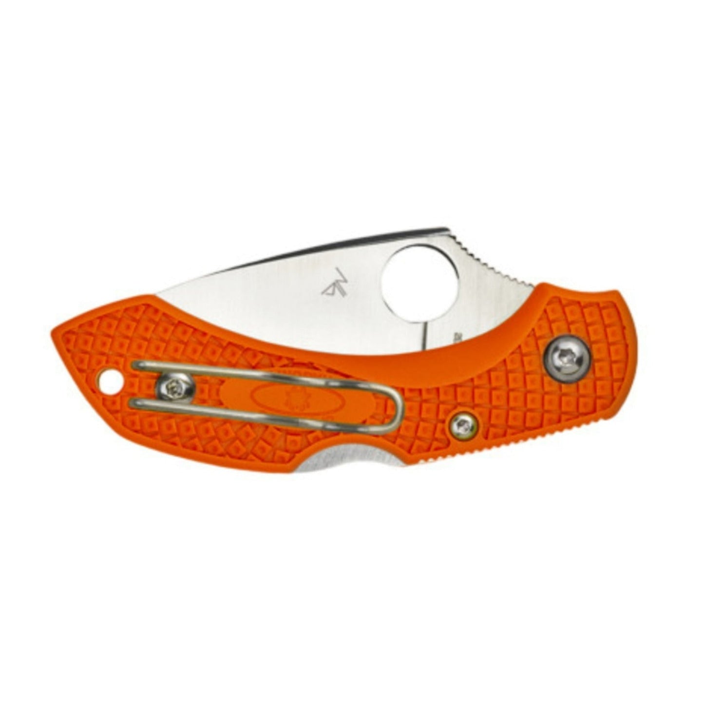 Spyderco Dragonfly 2 5.36-Inch Lightweight and Foldable PlainEdge Knife (Orange)