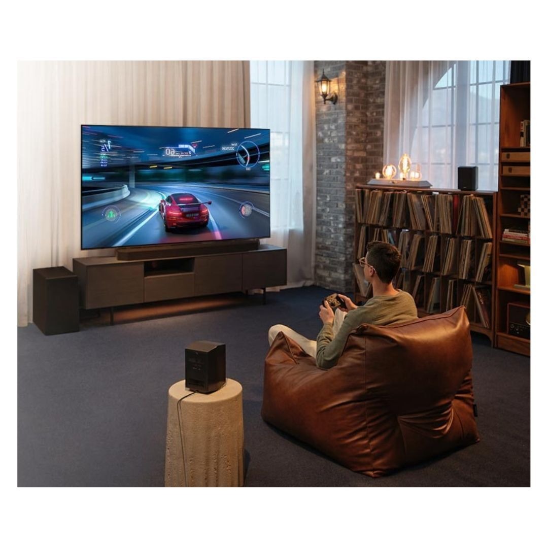 SAMSUNG Q990D 11.1.4ch Soundbar w/Wireless Dolby Atmos Audio, Rear Speaker Inclu (Used)