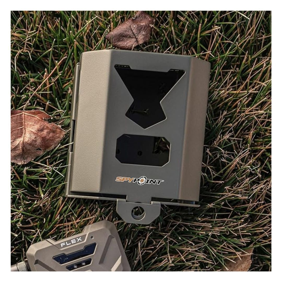 Spypoint Flex Dark Cellular Trail Camera (6 Pack) w/ Steel Case and Accessories
