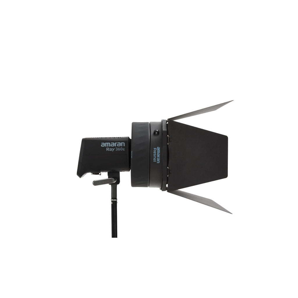 Amaran Ray 360c Full-Color COB Video Light (US) Bundle with Fresnel Light Modifier