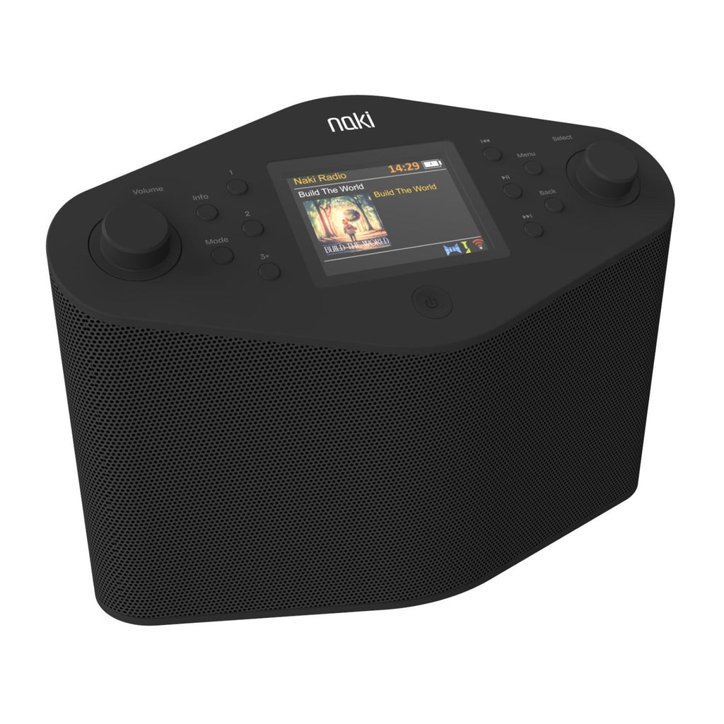 Naki PulseMax - Online Streaming Kosher Music Player (Black)