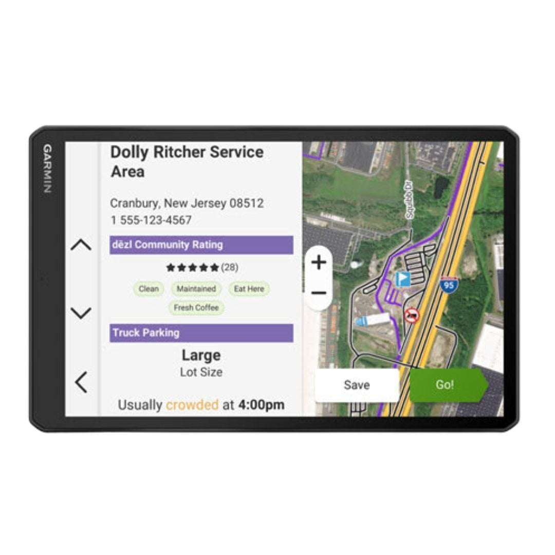 Garmin dezlCam OTR1020 GPS Truck Navigator with 10-Inch 1080p Touchscreen Display (Black)