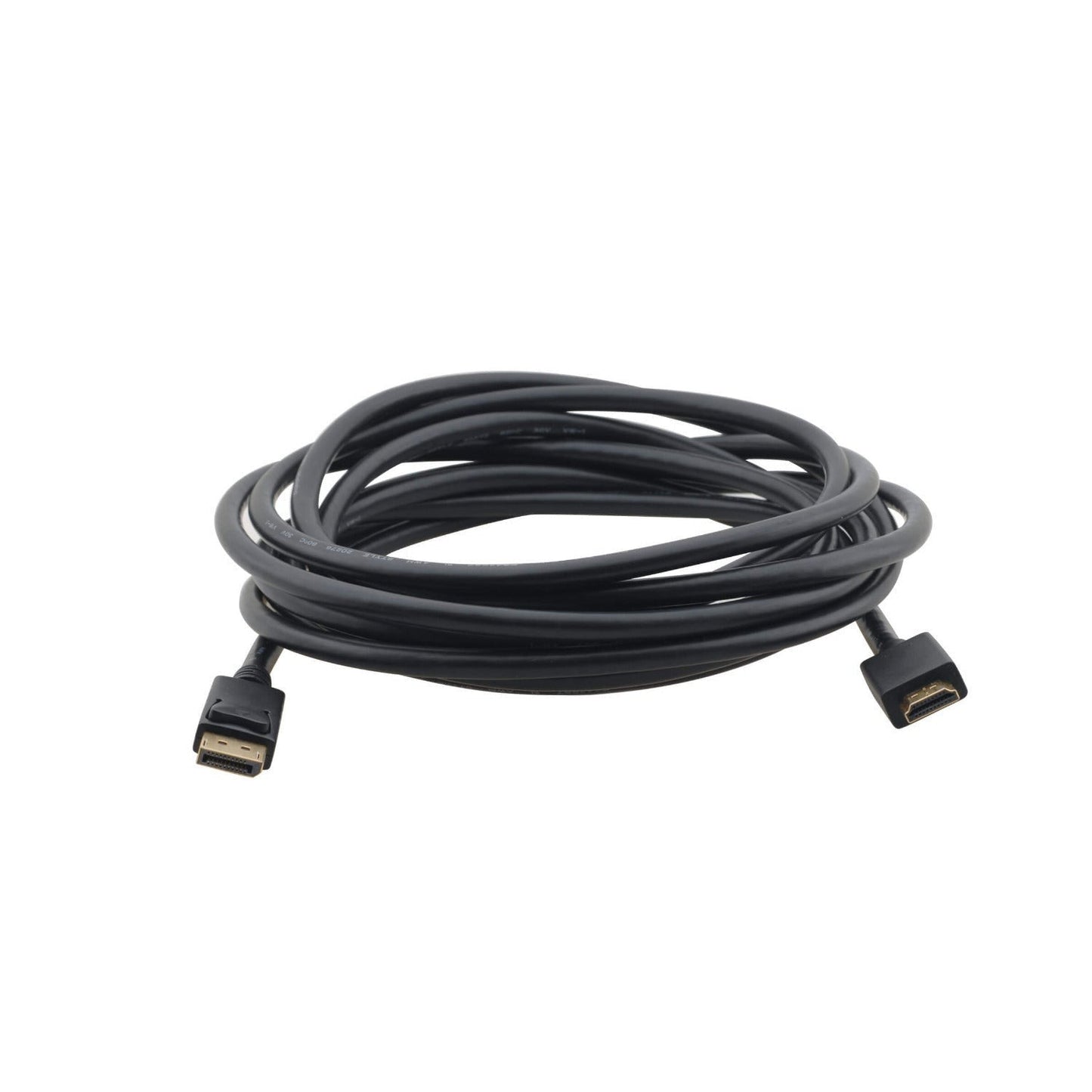 Kramer 15ft DisplayPort (M) to HDMI (M) Cable - Dual-Mode Video Connection for Monitor and Displays