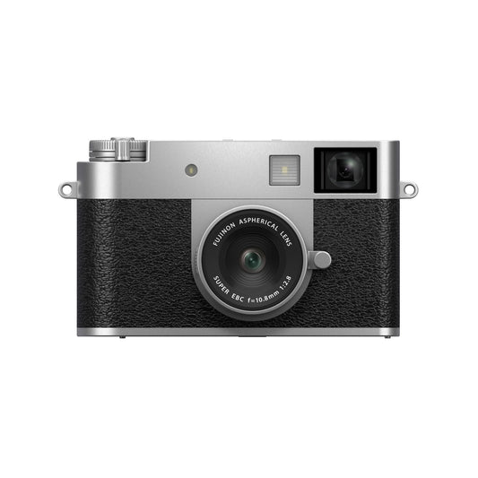 FUJIFILM X Half Premium Compact Camera with 2-in-1 Creative Mode and 26 Creative Filters (Silver)