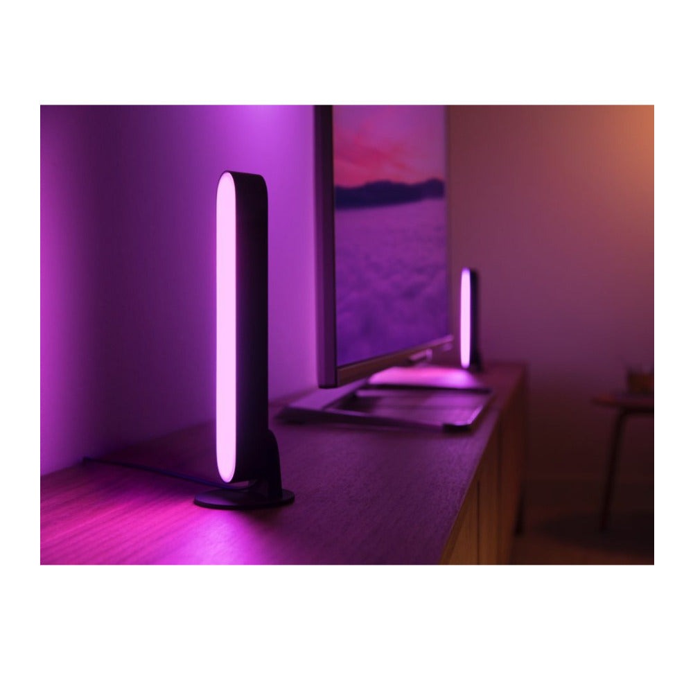Philips Hue Play White and Color Smart Light 2-Pack Base Kit (Black)