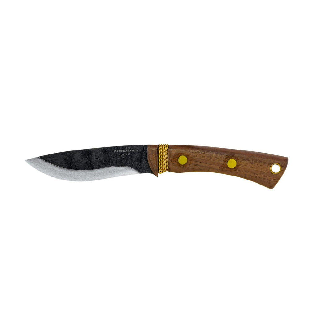 Condor Huron High Carbon Steel Knife with Hand Crafted Welted Leather Sheath