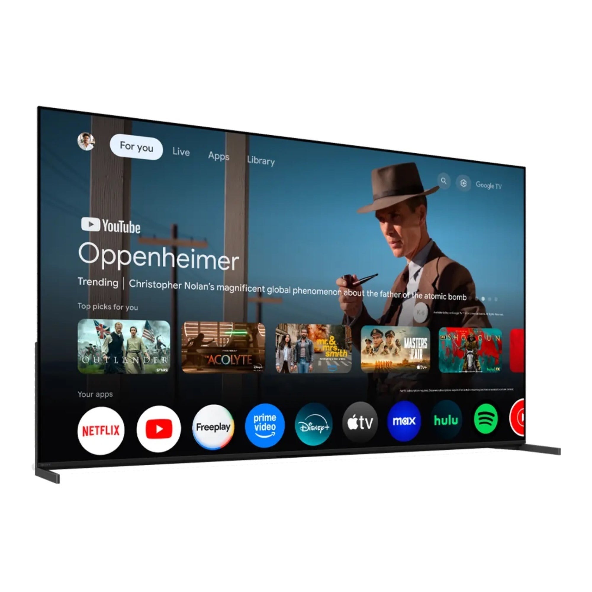 Sony BRAVIA 8 II QD-OLED Google TV 55-Inch 4K HDR with AI Technology (2025)