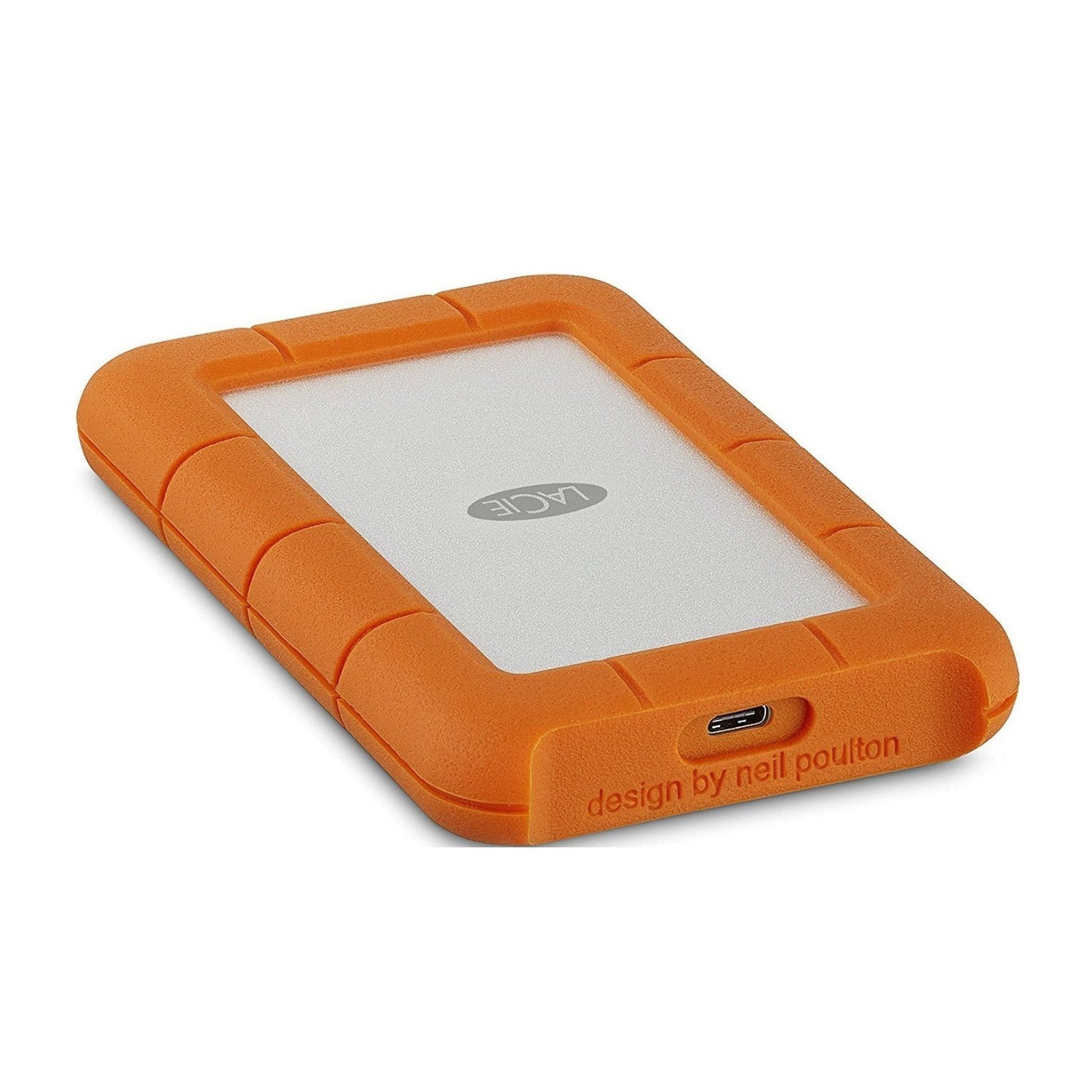 LaCie Rugged USB-C 1TB Portable External Hard Drive