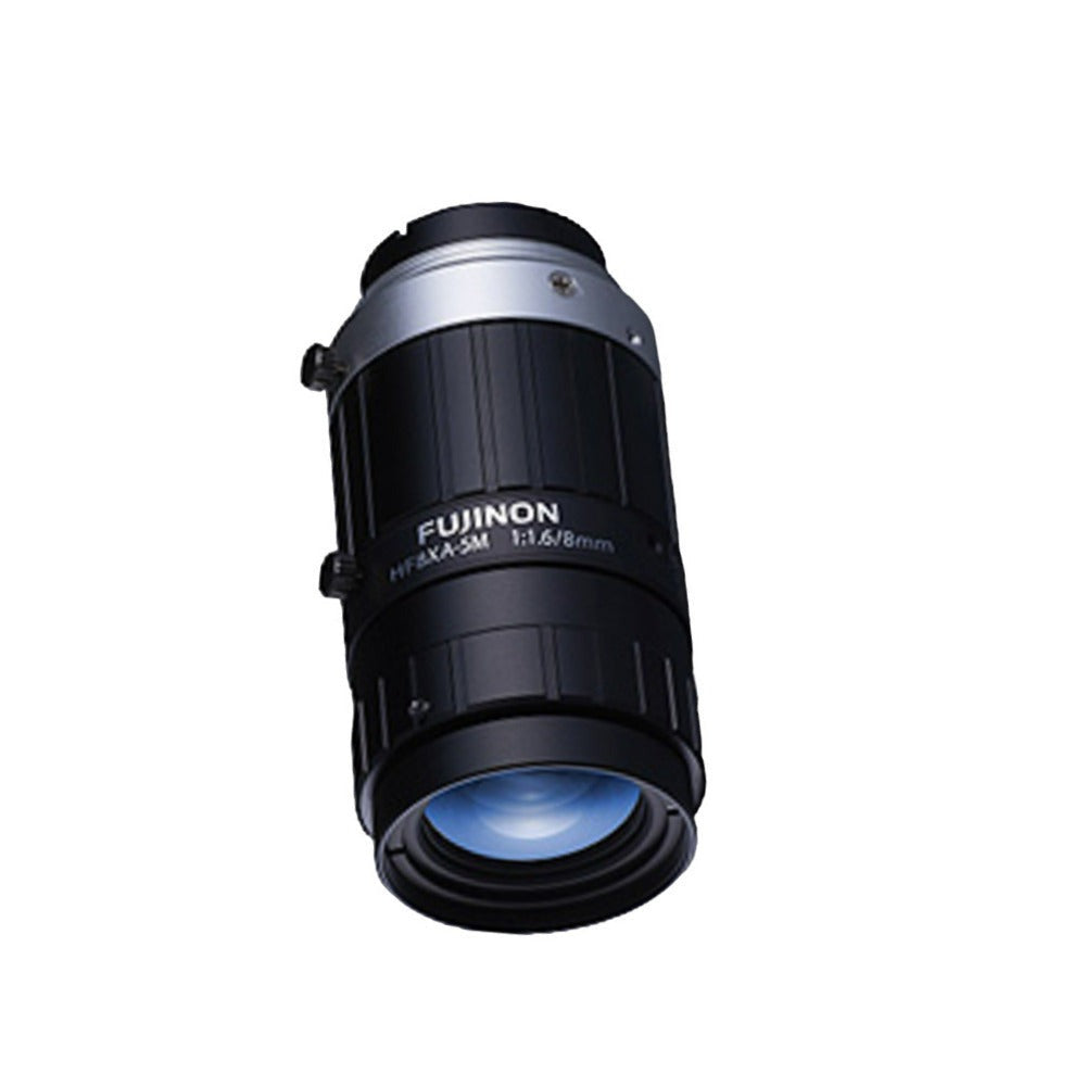 Fujinon HF8XA-5M 2/3-Inch 8mm F1.6 Manual Iris Low Distortion C-Mount Lens