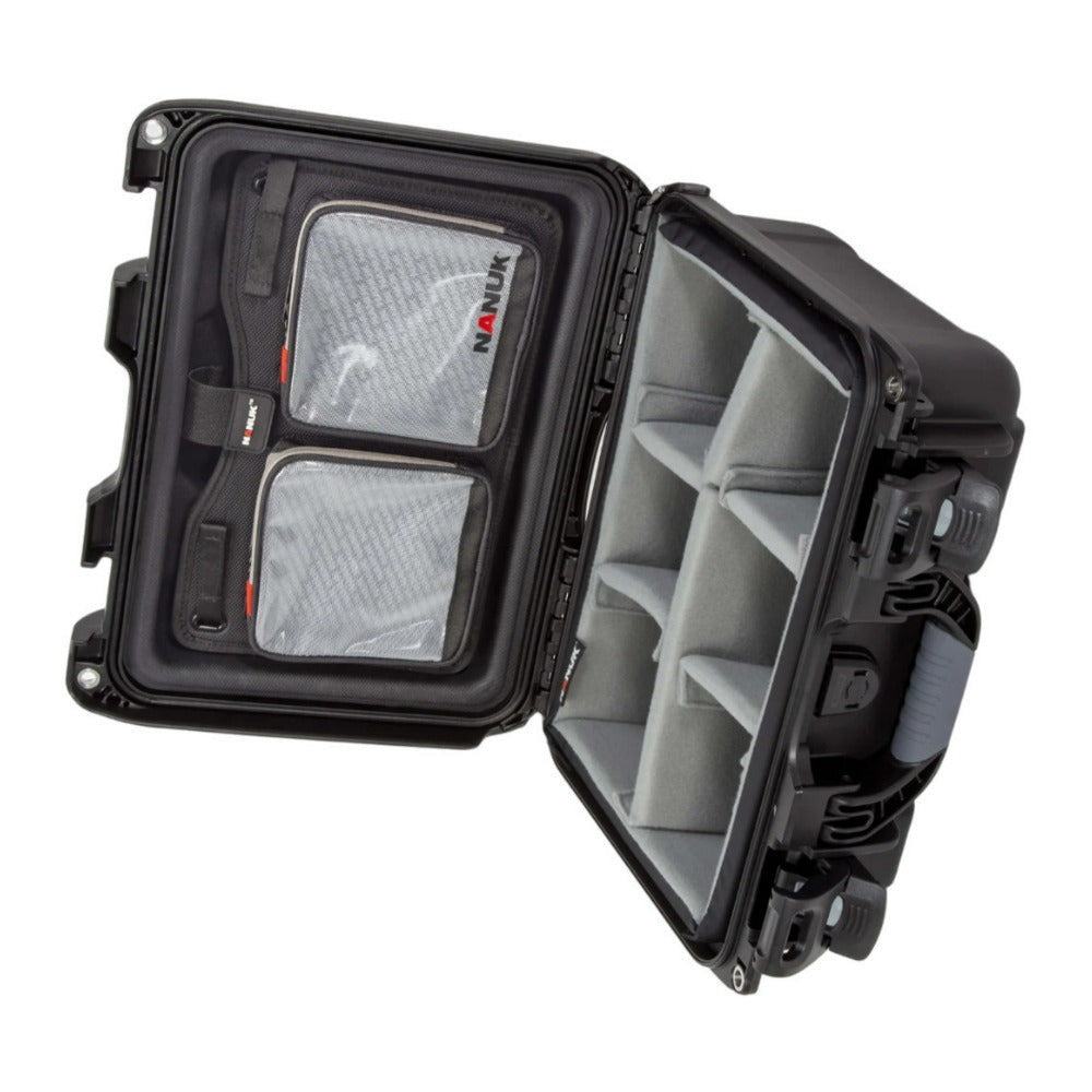 Nanuk 915 Pro IP67 Rated Impact-Resistant Hard Case with Soft Grip and Ergonomic Handle (Black)