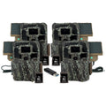 Browning Dark Ops Pro X 1080 Trail Camera (4-Pack) with Accessories Bundle