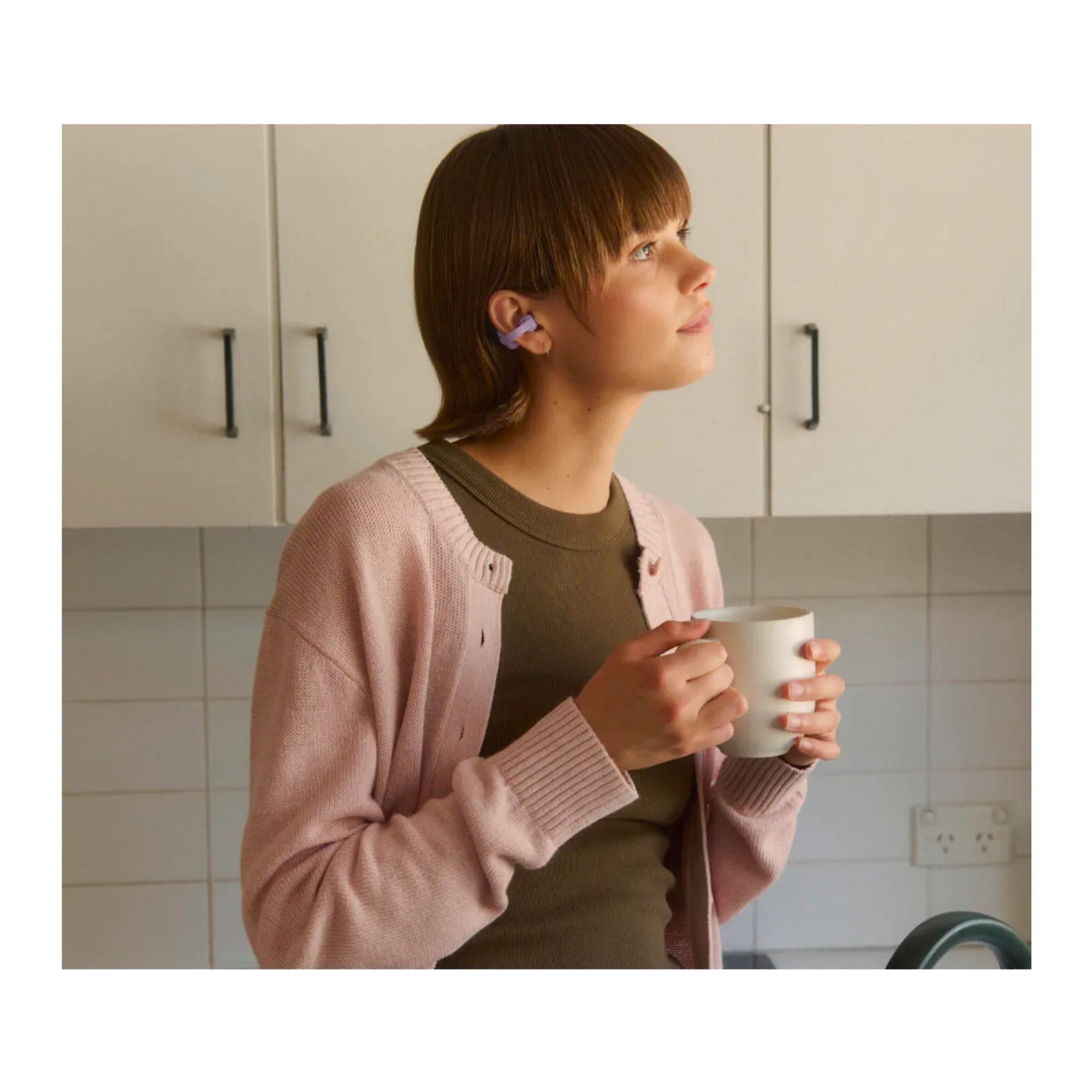 Sony LinkBuds Clip Truly Wireless Open Earbuds (Lavender)