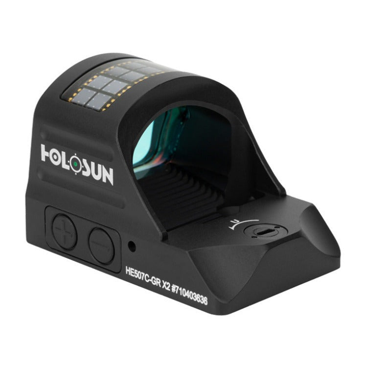 HOLOSUN HE507C-GR-X2 Black Anodized 1x 2/32 MOA Green Dot and Circle Reticle