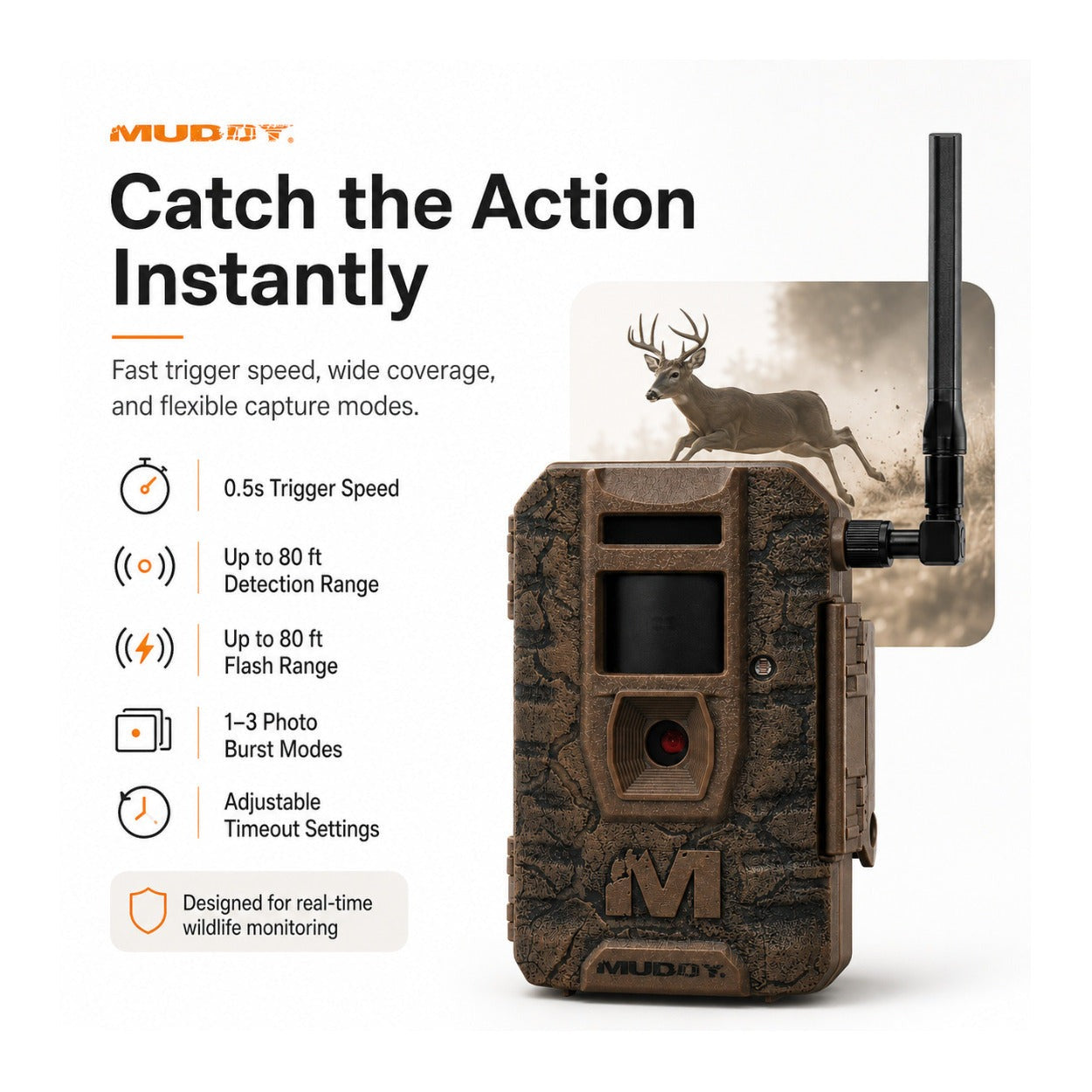 Muddy Outdoors Mitigator 3.0 Combo Cellular Trail Camera (2-Pack) with Accs
