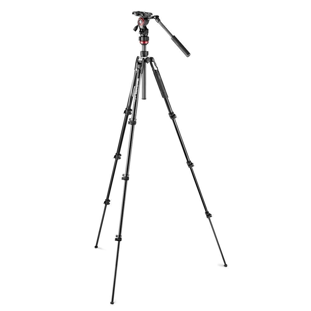 Manfrotto Befree Travel Fluid Drag System Professional Video Tripod