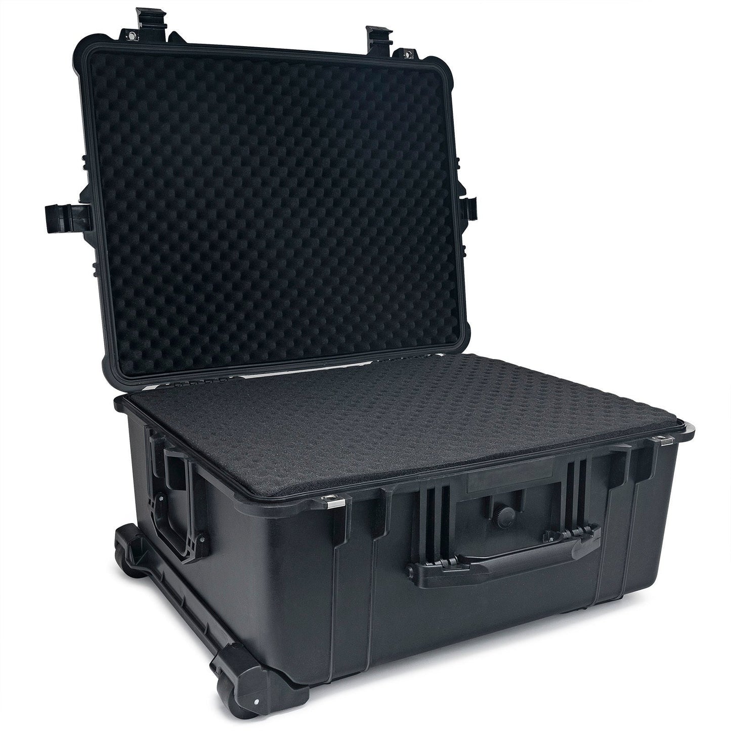 Koah Weatherproof Wheeled Hard Case with Customizable Foam (25 x 20 x 12 Inch, 2-Pack)