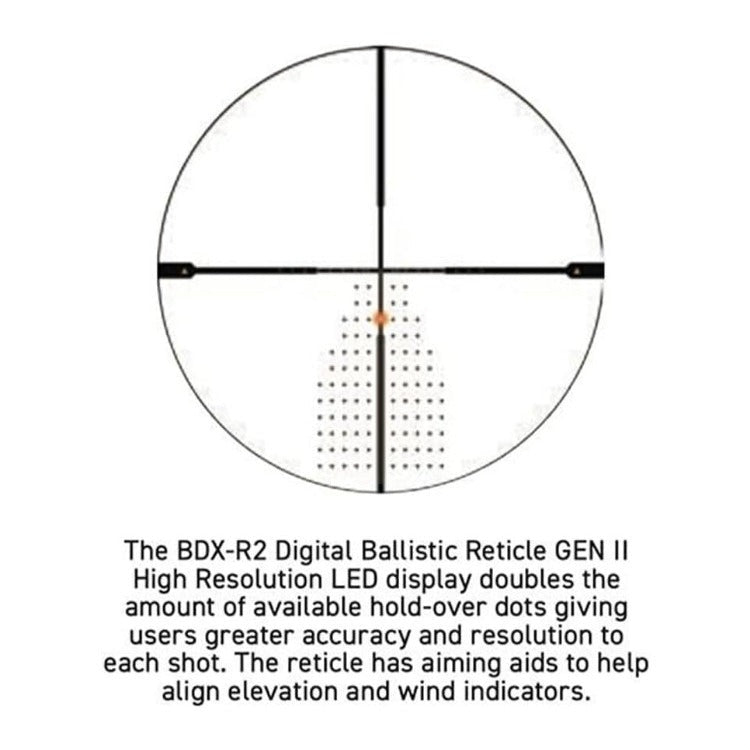 SIG SAUER SIERRA6BDX 5-30x56mm 34mm Riflescope with BDX 2.0 Technology (Black)