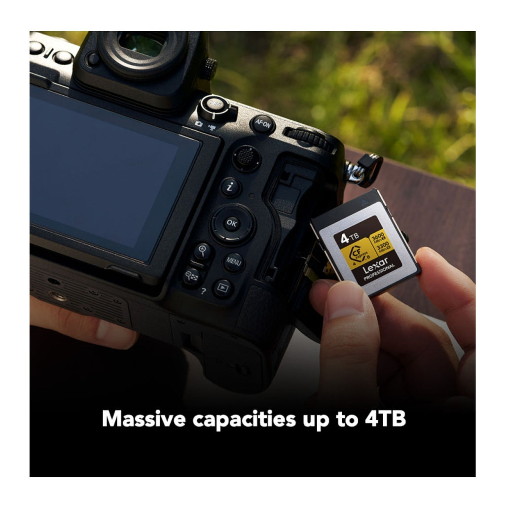 Lexar 4TB Professional GOLD CFexpress 4.0 Type B Memory Card