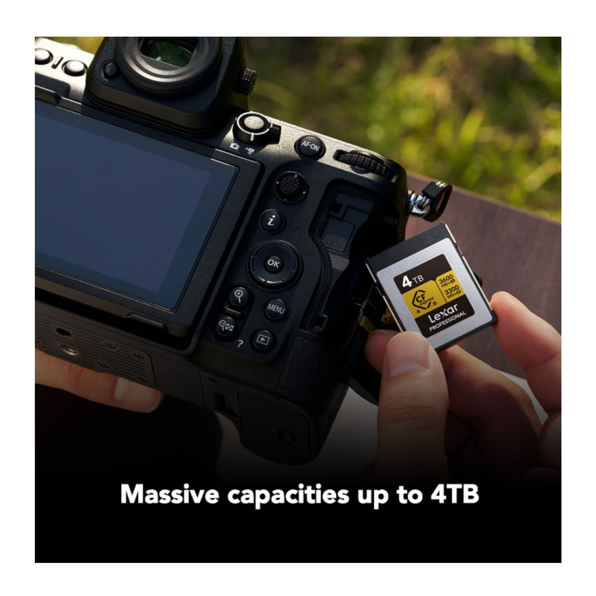 Lexar 4TB Professional GOLD CFexpress 4.0 Type B Memory Card