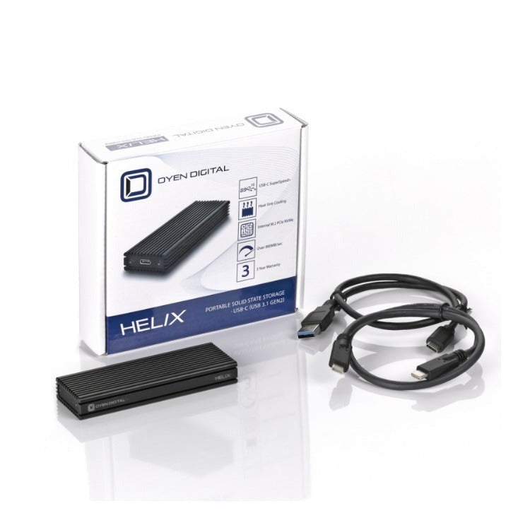 Oyen Digital Helix 1TB USB-C (USB 3.2 Gen2) NVMe Portable SSD