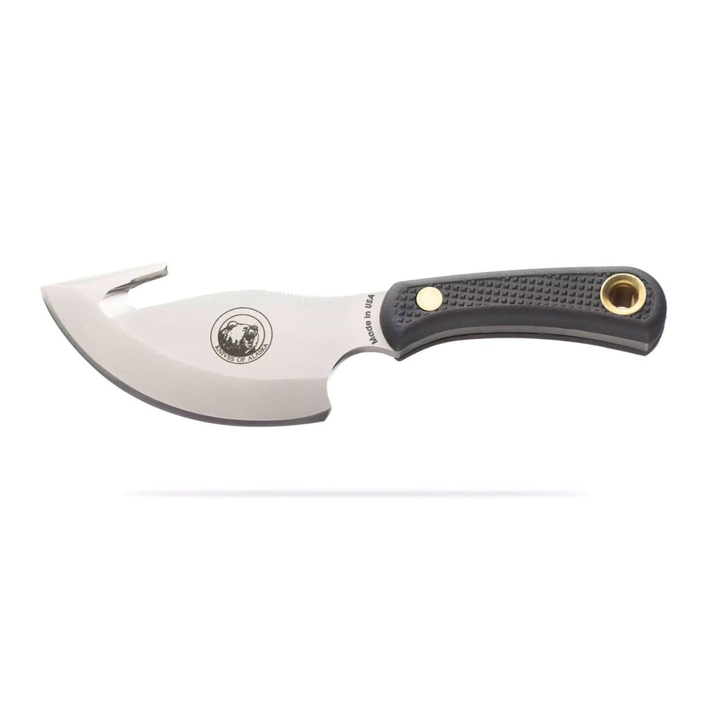 Knives Of Alaska 00012FG Light Hunter Combo Set with Leather Sheath (Black)