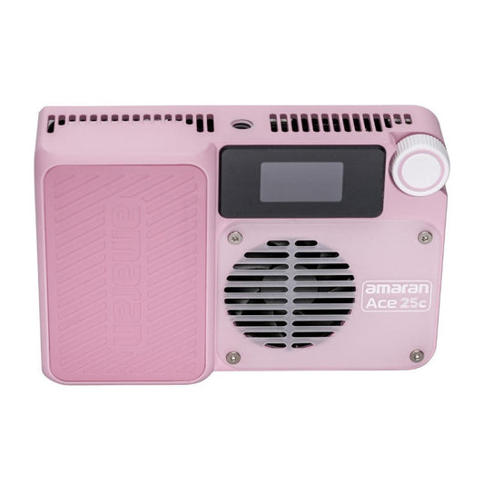 amaran Ace 25c RGBWW Full Color Compact LED Light with Ace Lock Quick-Release Mount (Pink)