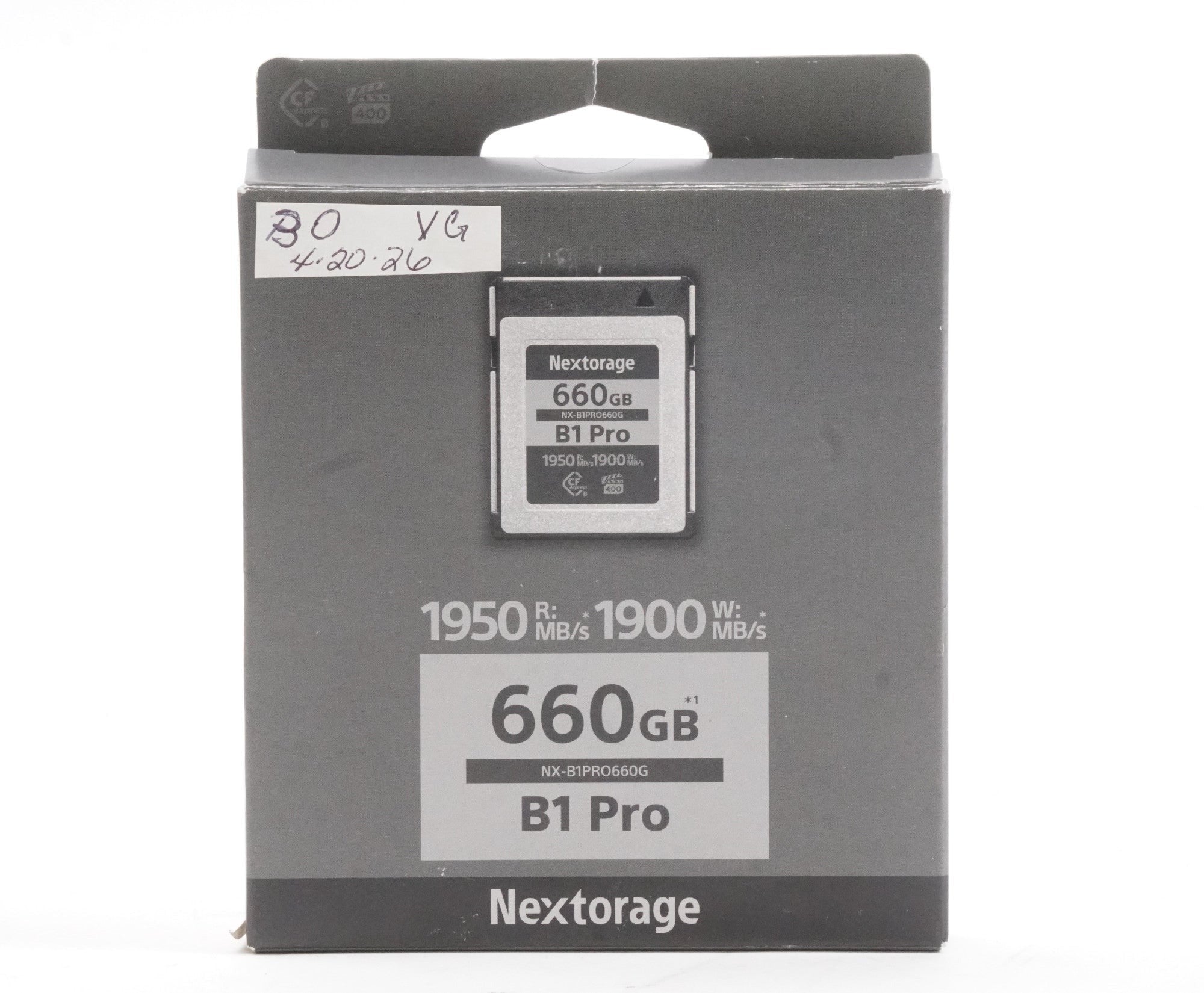Nextorage B1 Pro Series CFexpress Type B 660GB Memory Card (Used)