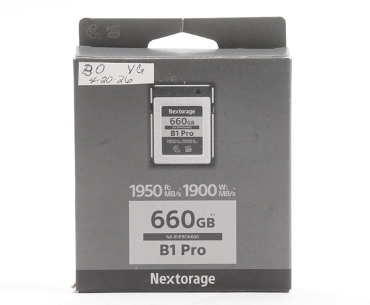 Nextorage B1 Pro Series CFexpress Type B 660GB Memory Card (Used)