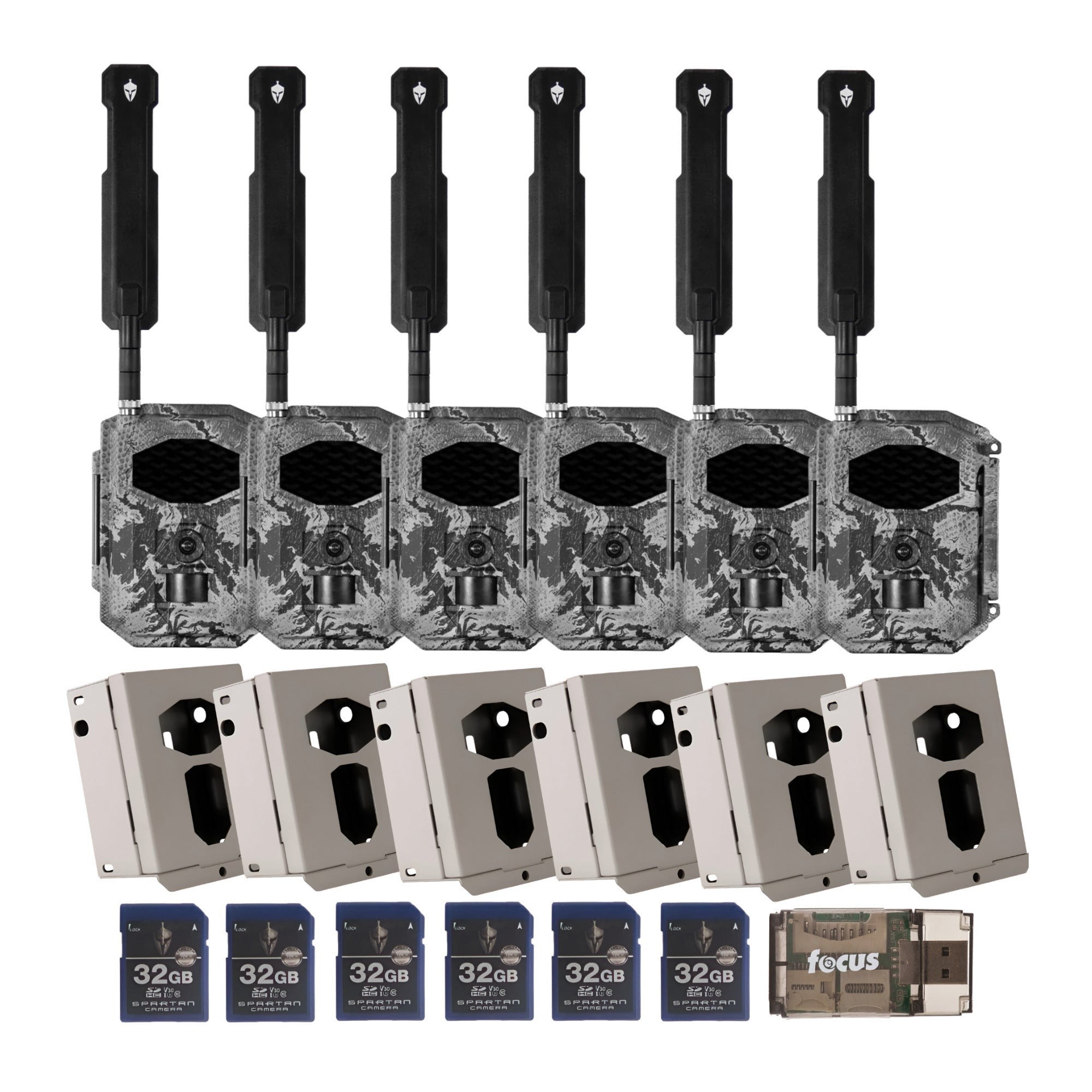 Spartan GoCam2 4G/LTE Multi-carrier Trail Camera (Areus Camo) with Accessories